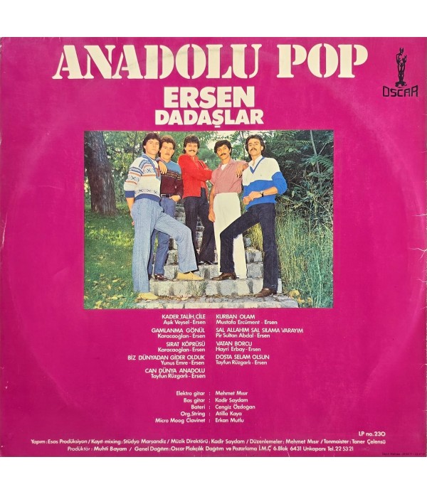 ERSEN DADAŞLAR | ANADOLU POP